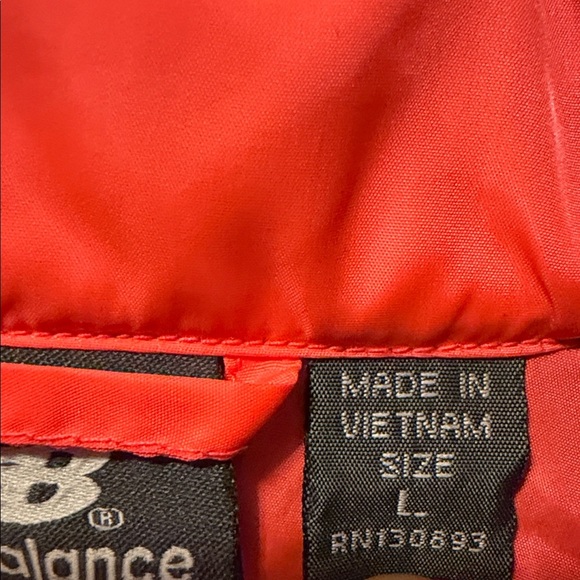 New Balance Black and Red Fleece Jacket - Picture 5 of 9
